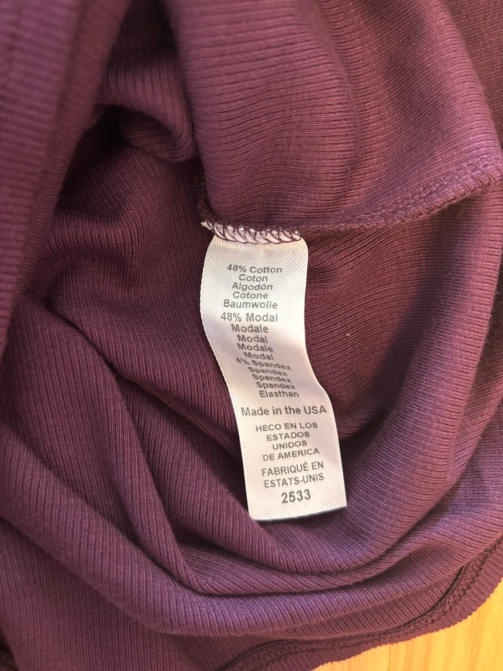 NWT Evereve Michael Stars Ruched Turtleneck Mini Dress Plum Ribbed Sleeveless L - Picture 8 of 8
